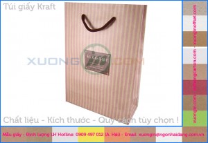 in túi giấy kraft giá rẻ