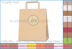 in túi giấy kraft giá rẻ