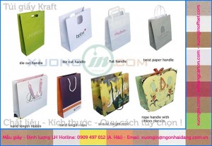túi giấy kraft an toàn với môi trường