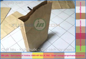 túi giấy kraft an toàn với môi trường