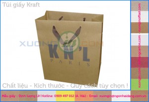 In túi giấy không cáng màng