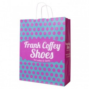 In túi xách giấy đựng giày dép hàng hiệu