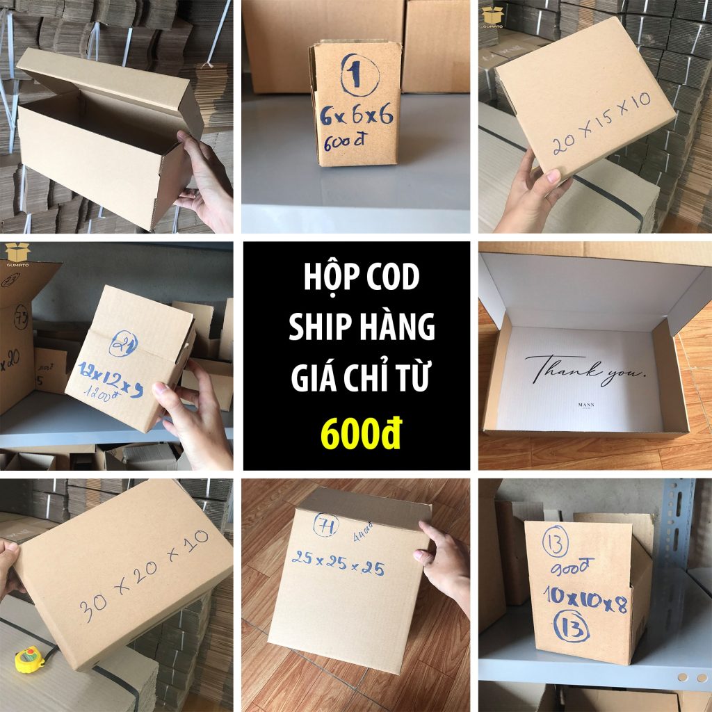 Hộp carton bán hàng