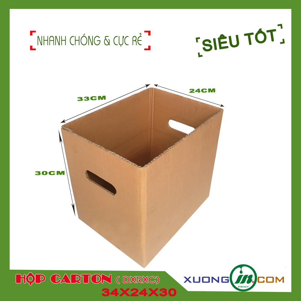 thùng carton đựng tài liệu