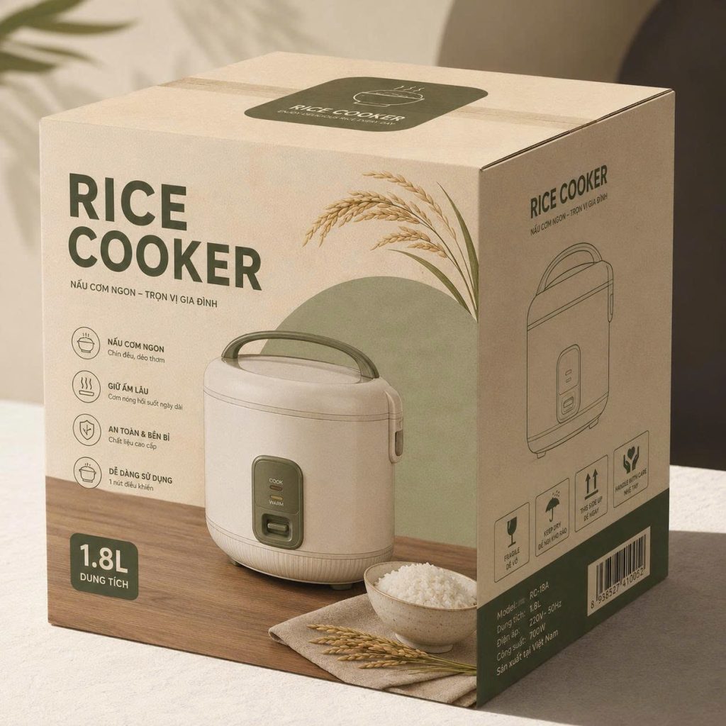 thùng carton đựng nồi cơm điện