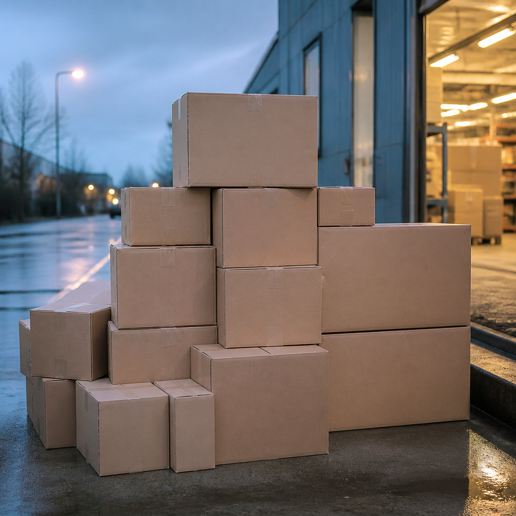 Các loại thùng carton với kích thước đa dạng, được tùy chỉnh theo yêu cầu khách hàng