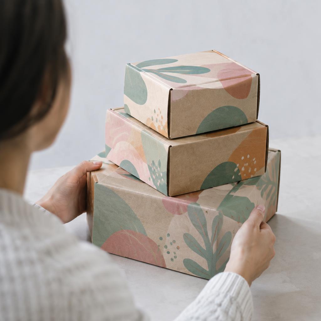 Chồng thùng carton giá rẻ được tối ưu chi phí sản xuất.